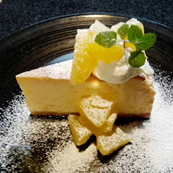 季節のスイーツ・八朔チーズケーキ