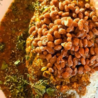 カリーのトッピング・なっとう
