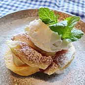 季節のスイーツ・いちじくロールケーキ