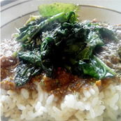 季節のトッピング・ほうれん草