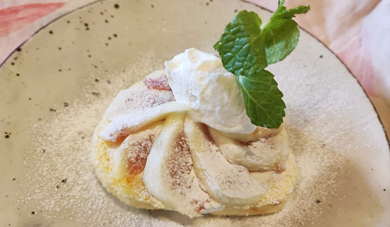 すももチーズケーキ